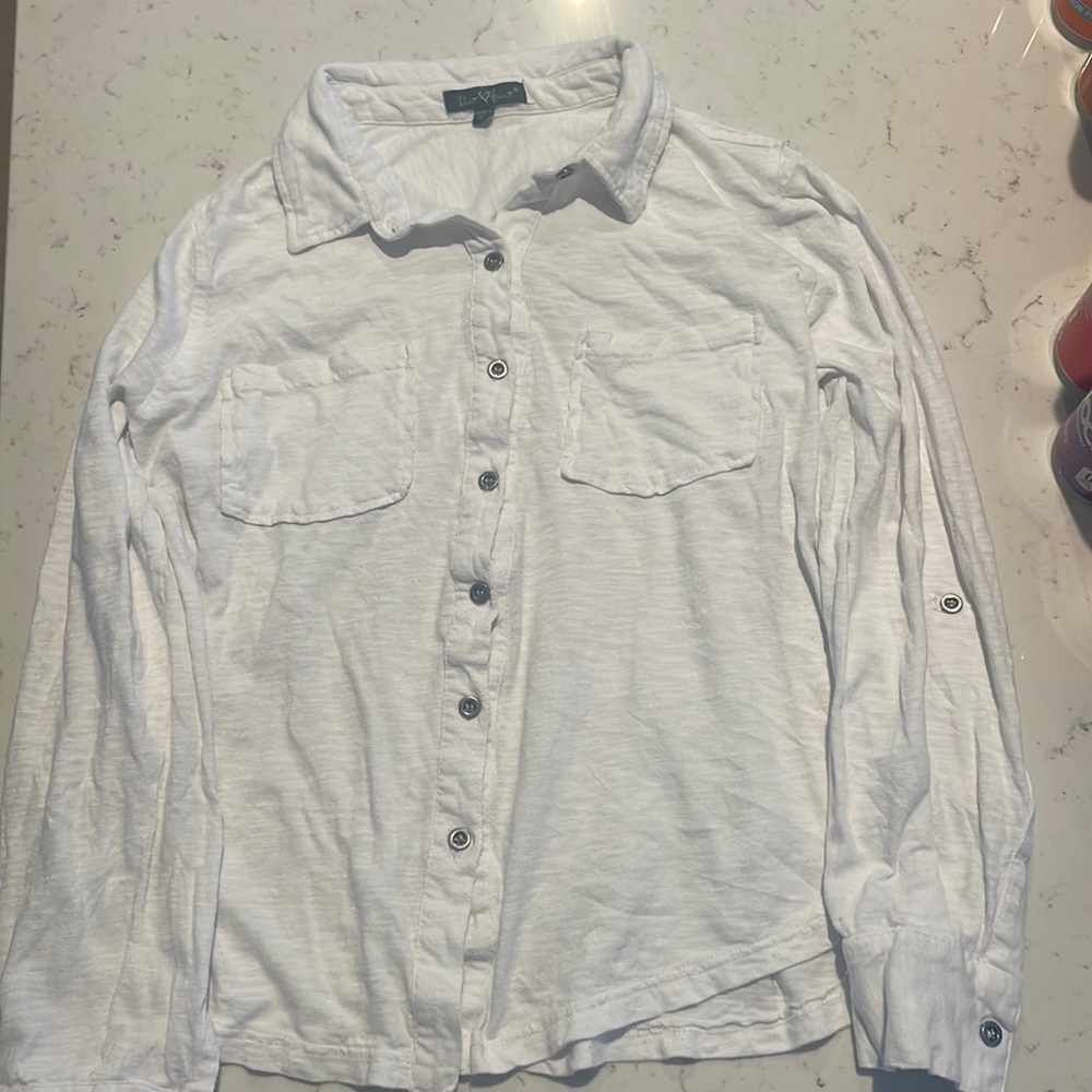 Velvet Heart Button-Up Shirt💕
